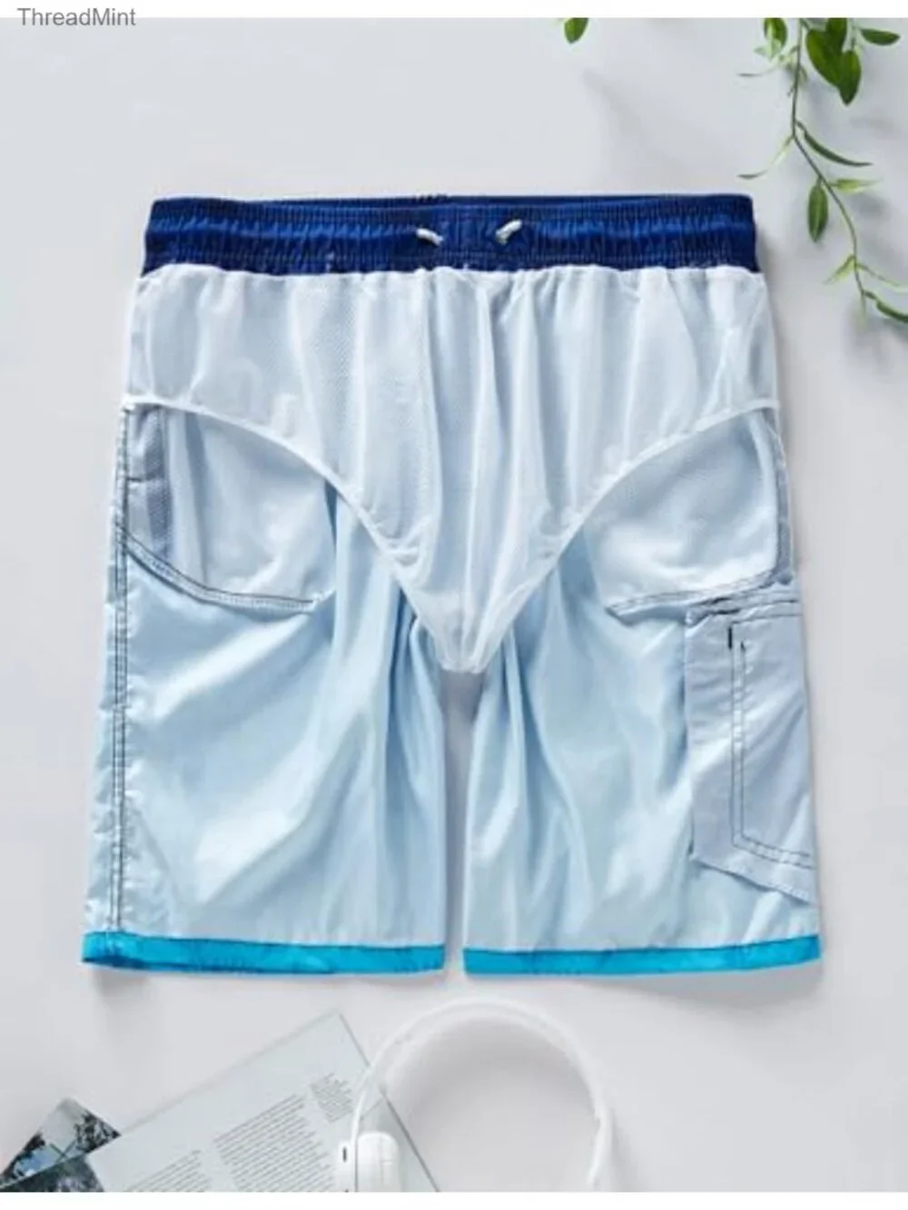Men's Quick Dry Swim Trunks with Mesh Lining 9 Inch Inseam UPF 30